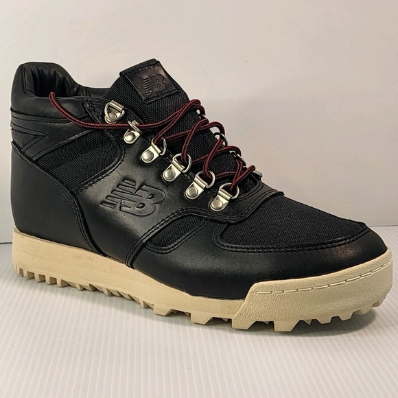 New Balance Men's Rainier Hiking Leather Boots (Black) sz 8 1/2 - Picture 4 of 16